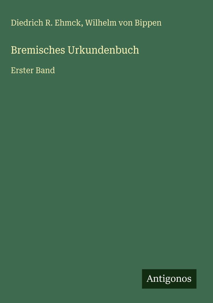 Bremisches Urkundenbuch