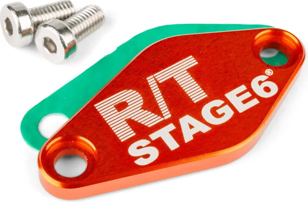 Coperchio pompa olio Stage6 MK2 arancio per Derbi/AM6