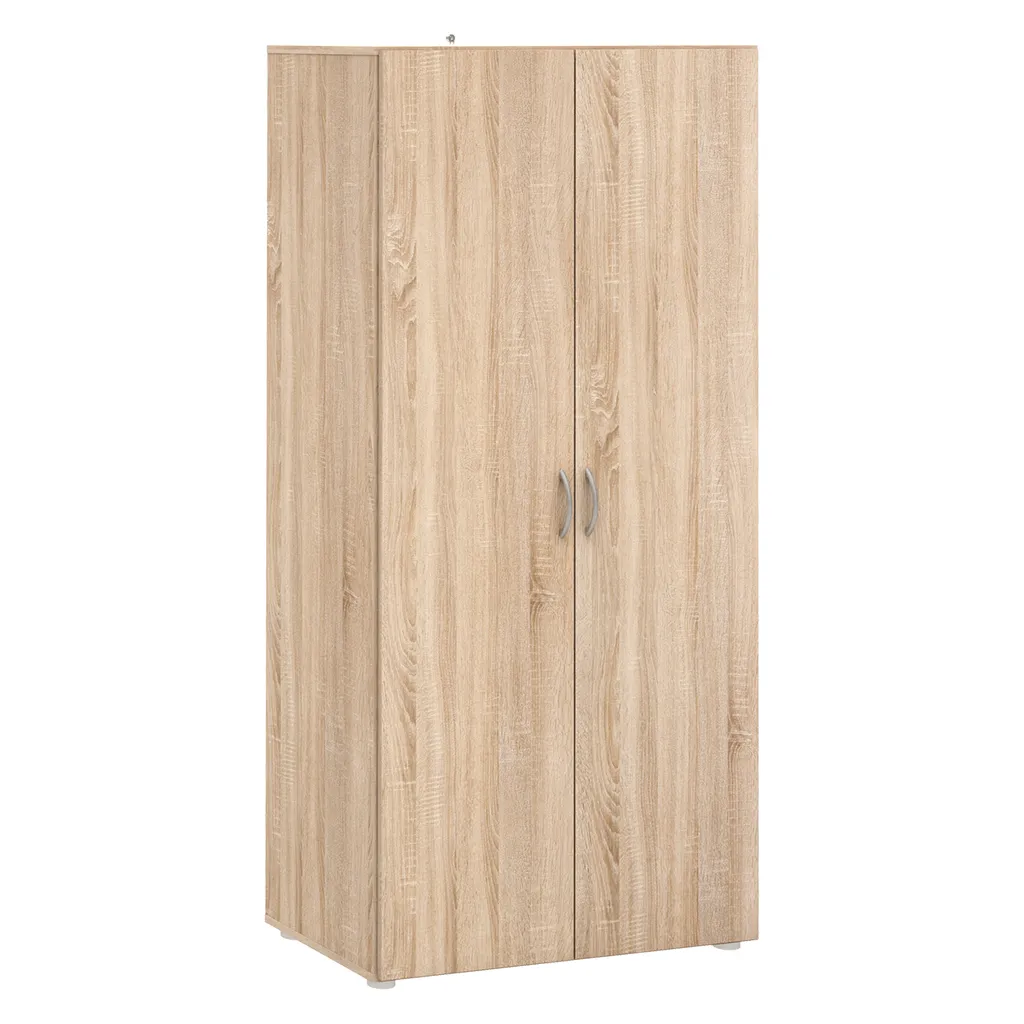 Armadio Guardaroba Idea BEST Rovere Sonoma - 2 Ante Design Essenziale