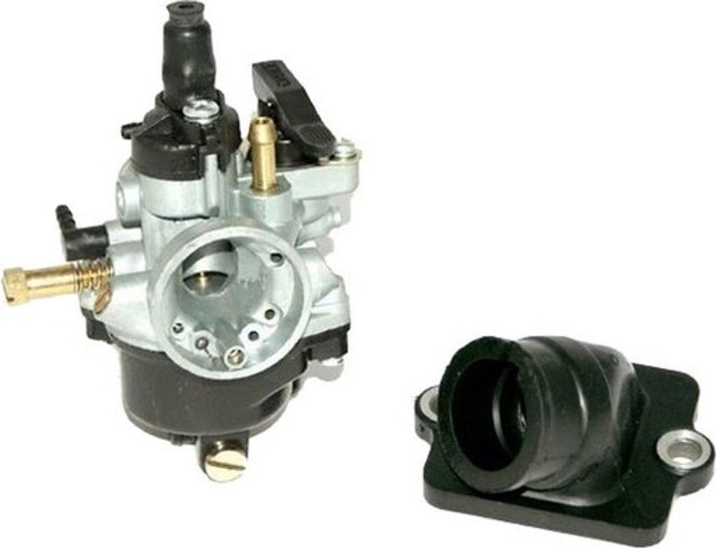 VERGASER 12mm MANUELLER Choke ANSAUGSTUTZEN für GILERA DNA50 DNA Experience 50