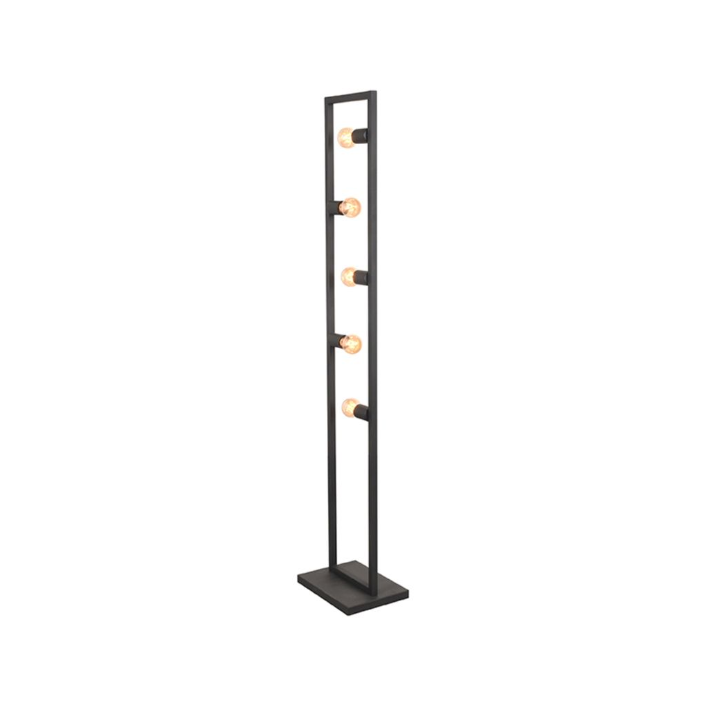 LABEL51 – Stehleuchte Quadrato 130 cm – Schwarz – Metall