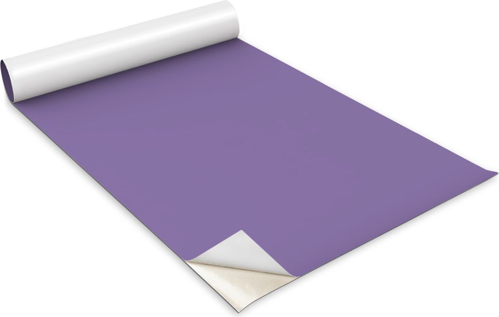 Selbstklebende Möbelfolie - Dekorationsfolie - Tischmöbel - Zuschneidbar - Violette Farbe - 100 x 50 cm