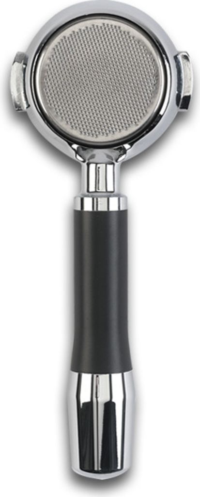 ECM Siebträger Gran Crema, chrom-schwarz, inkl. Sieb Produktbild 