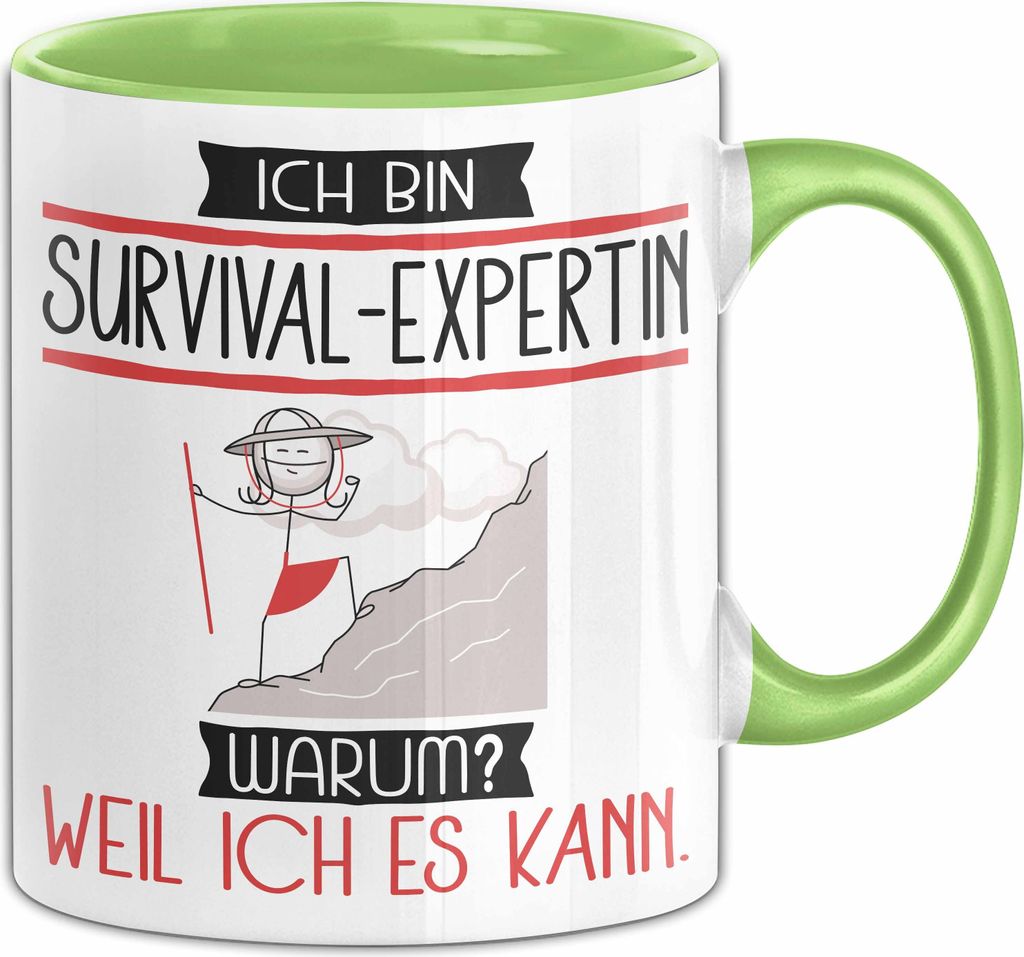 Survival-Expertin Tasse Geschenk Ich Bin Survival-Expertin Produktbild 