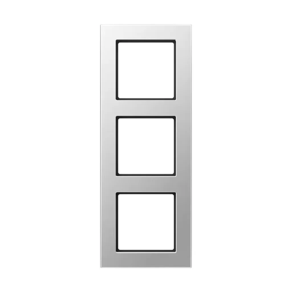 Cadre 3 Postes Jung A 5583 BF AL en Aluminium Robuste et Design