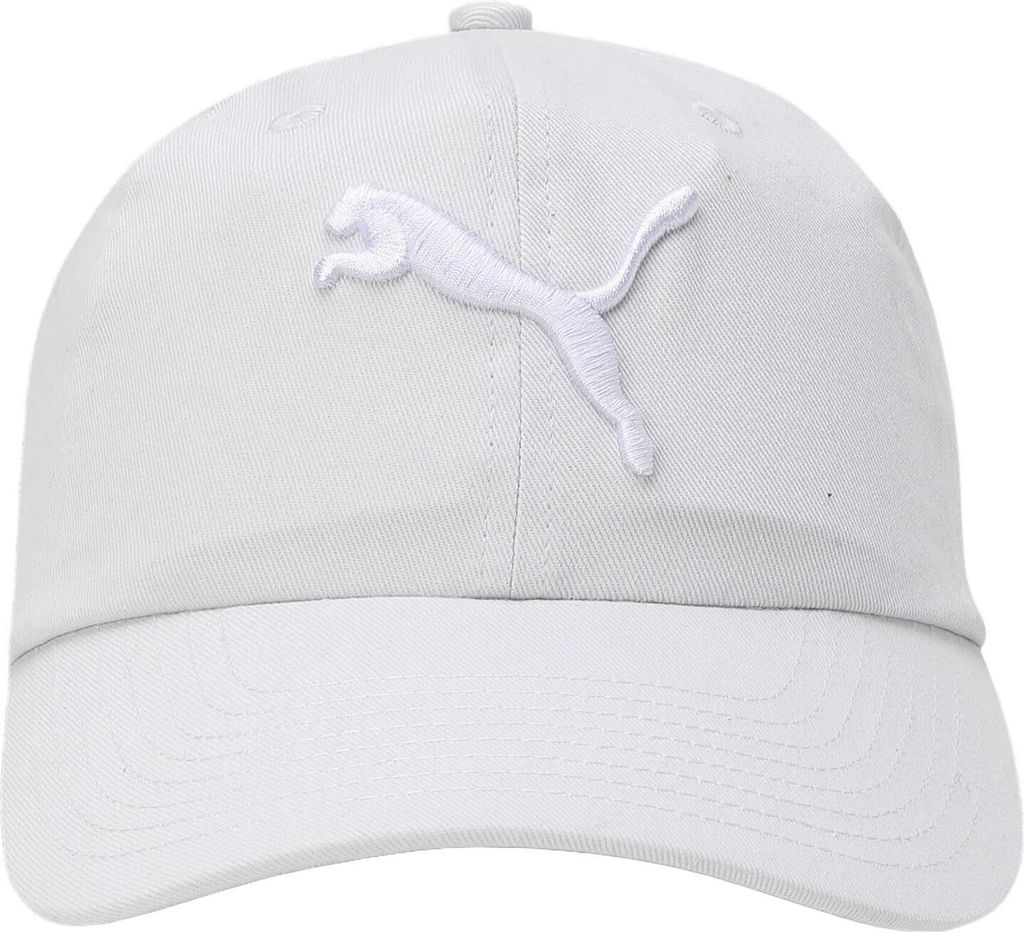 PUMA Essential Cat Logo BB Cap Silver Mist weiß