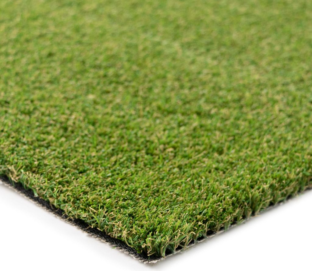 Primaflor Kunstrasen MIAMI 4,00m x 4,00m - 22mm hoch - Meterware - Wasserdurchlässiger, UV-stabiler Rollrasen, Rasenteppich, Kunststoffrasen für ...