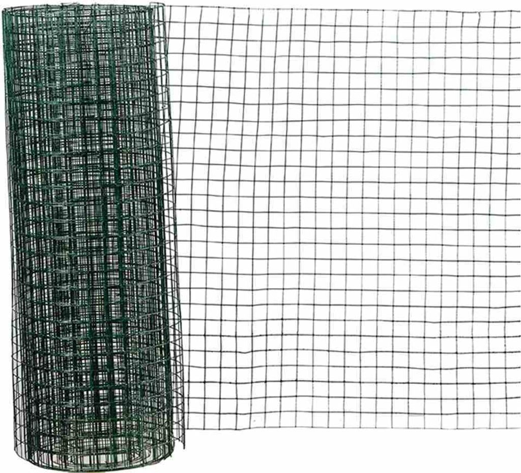 SIENA GARDEN Drahtgitter PVC grün 12,7 x 0,9 x 1000 mm, 5 m
