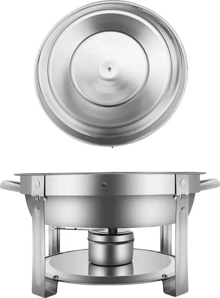 Chafing Dish Inox 7,5L : Gardez vos Plats Chauds sans les Dessécher