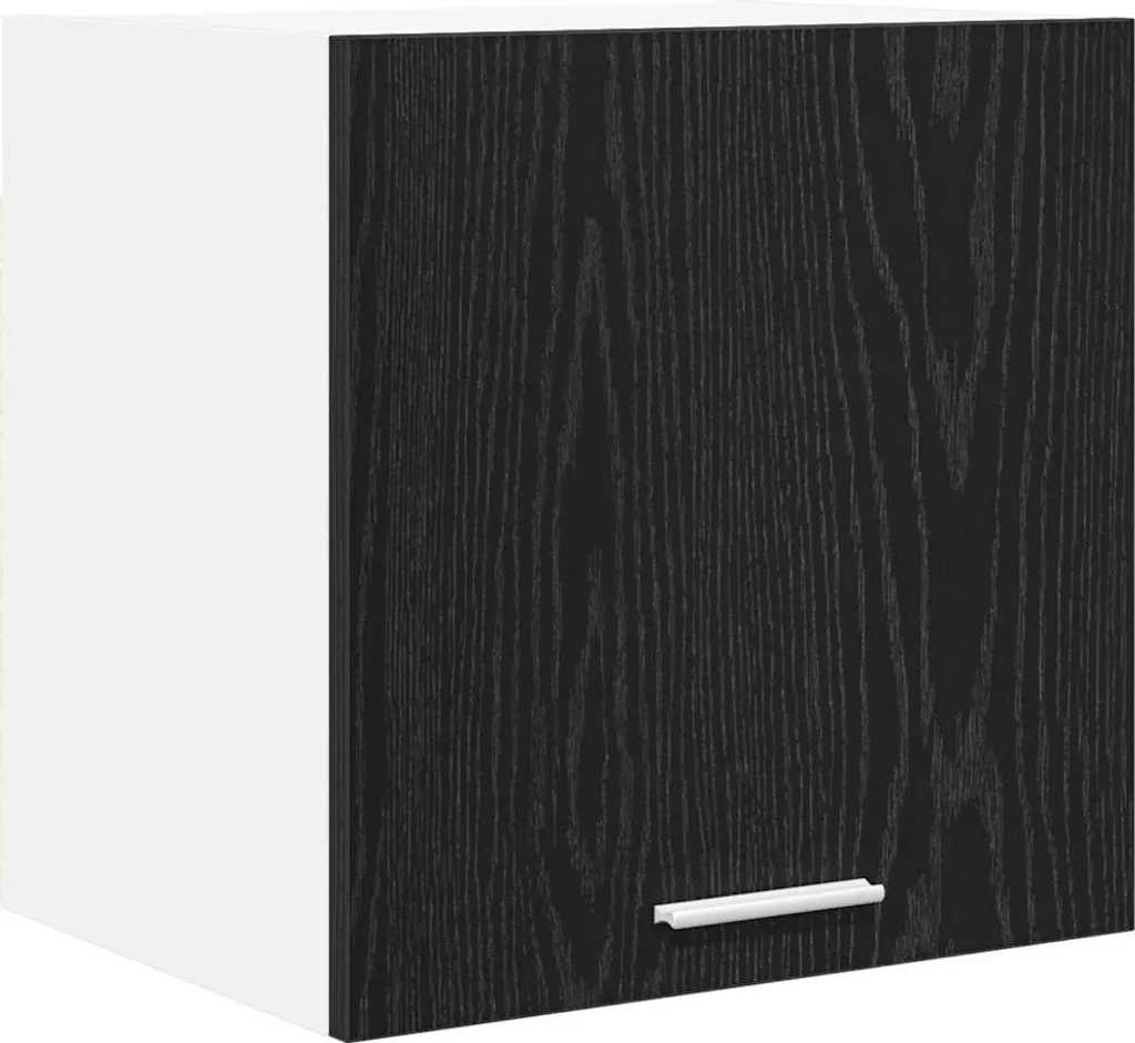 SYFAX™ Armadio pensile con porta Rovere Nero e Bianco 40 x 31 x 40 cm