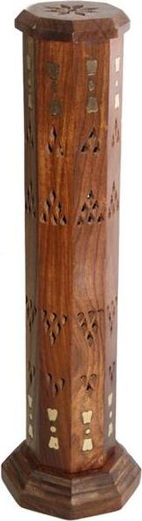 Räucher-Turm aus Holz, Höhe ca. 30 cm