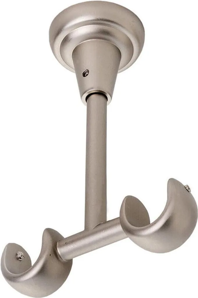 Bastone per tende da 16 mm, 2 binari, in metallo dorato anticato, 320