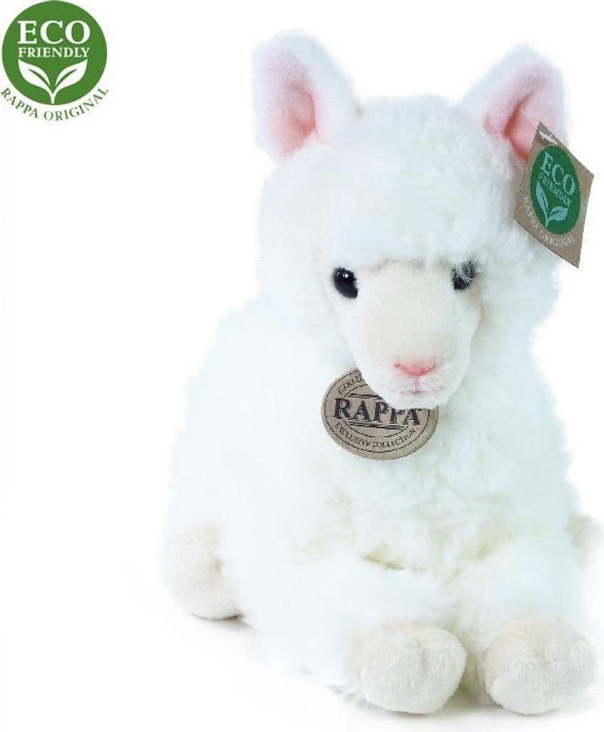 RAPPA Plüsch-Lama liegend 23 cm ECO-FRIENDLY