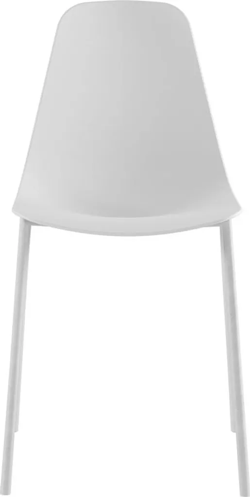 Chaise Frida Blanche en Polypropylène Lot de 4 - Empilable et Robuste - 3
