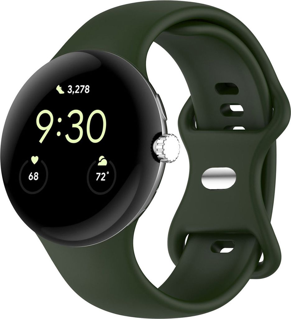 Google Pixel Watch/Google Pixel Watch 2/Google Pixel Watch 3 - 41 mm/Google Pixel Watch 4 - 41 mm Band: imoshion Silikonband 2.0