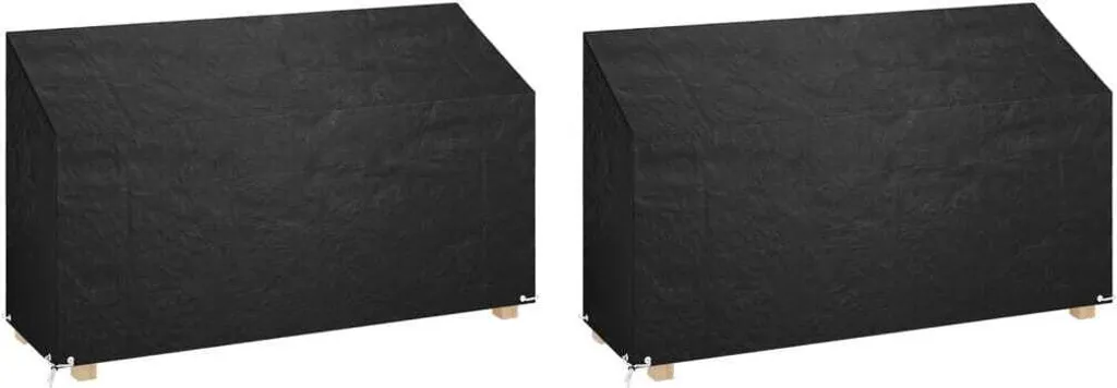 2 Coperture Panchine Giardino 210x70x88cm - Telo Impermeabile con Occhielli