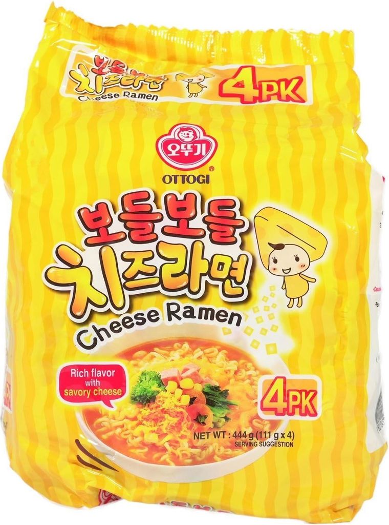 Ottogi Instantnudel Cheese Ramen Nudeln 444g Produktbild 