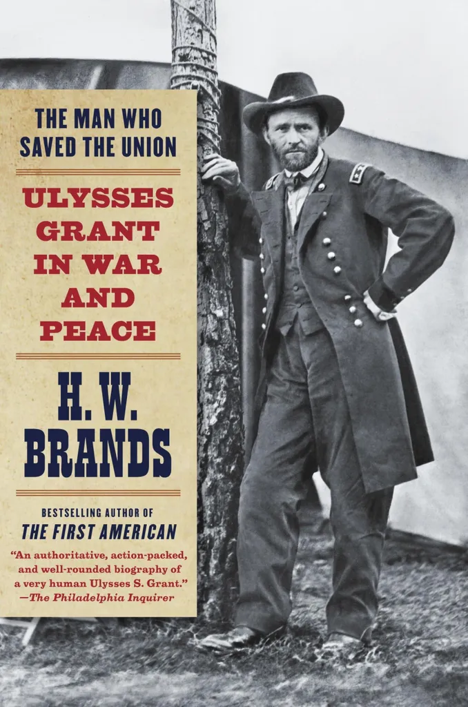 Livre Histoire Américaine : Biographie de Ulysses Grant, Format Relié XL