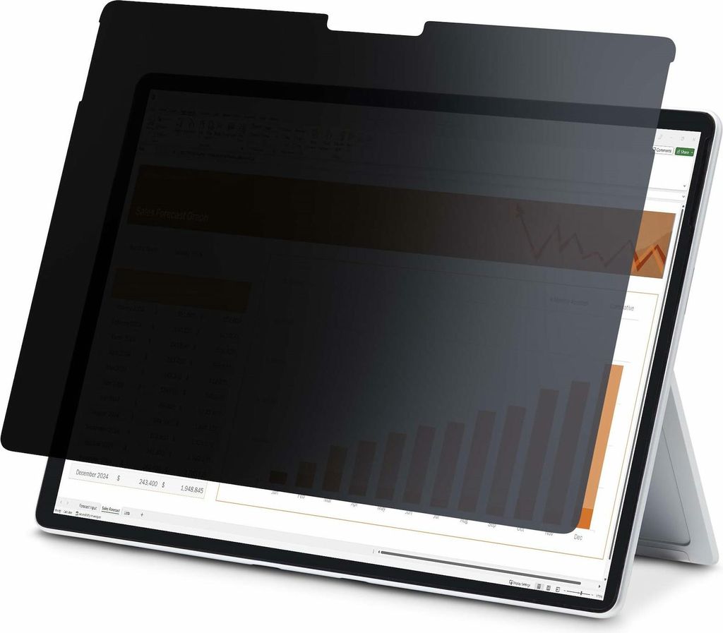 StarTech.com 4-Way Privacy Screen For 13-inch Surface Pro 8/9/X Laptop, For Portrait/Landscape, Touch-Enabled, +/- 30 Deg. View - Computer Security...