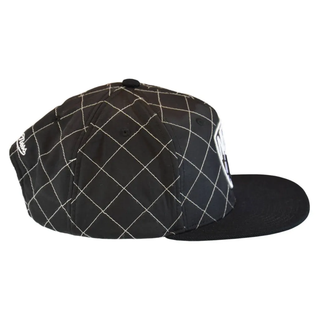 Bonnet Brooklyn Nets chaud et coupe-vent Mitchell & Ness Quilted Noir - 3