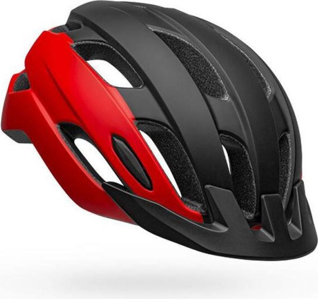 Bell Trace Mips matte red/black US/M Schwarz