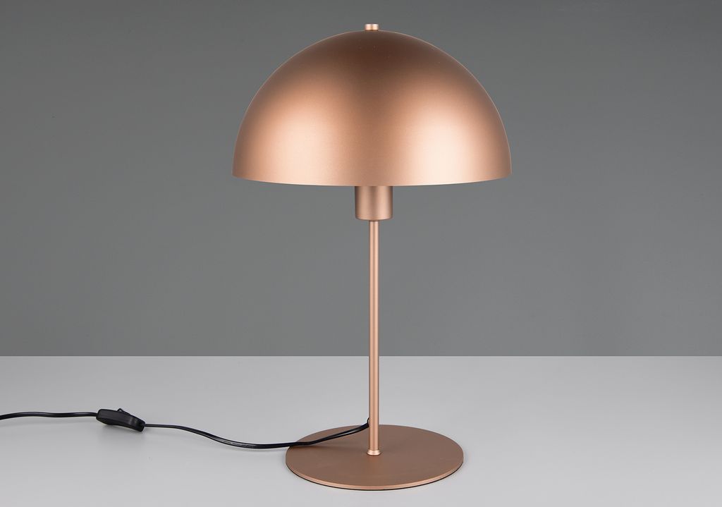 Große LED Tischleuchte Höhe 45cm Pilzlampe Coffee für Wohnzimmer & Schlafzimmer