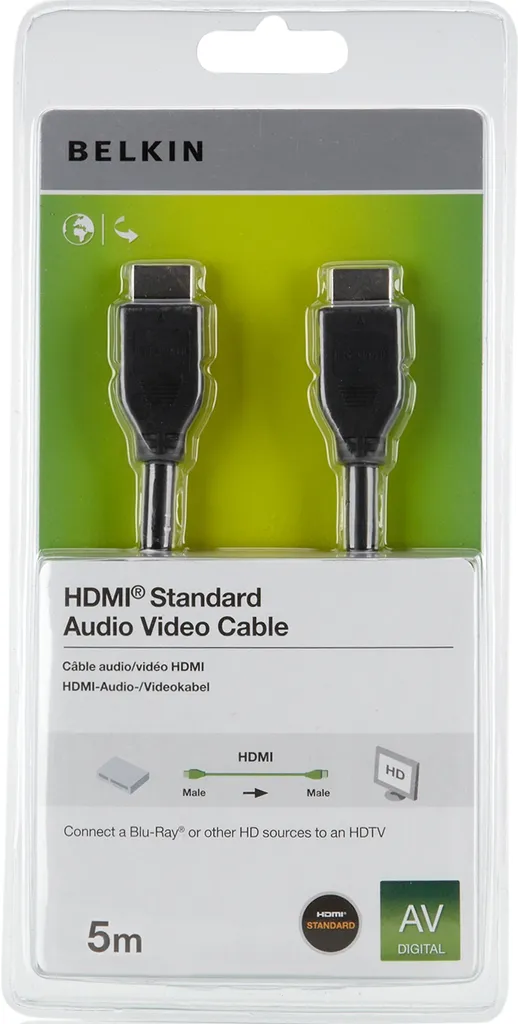 Fornitura Cavo Belkin HDMI 1.4 5m | Ideale per Uffici e Sale Conferenze