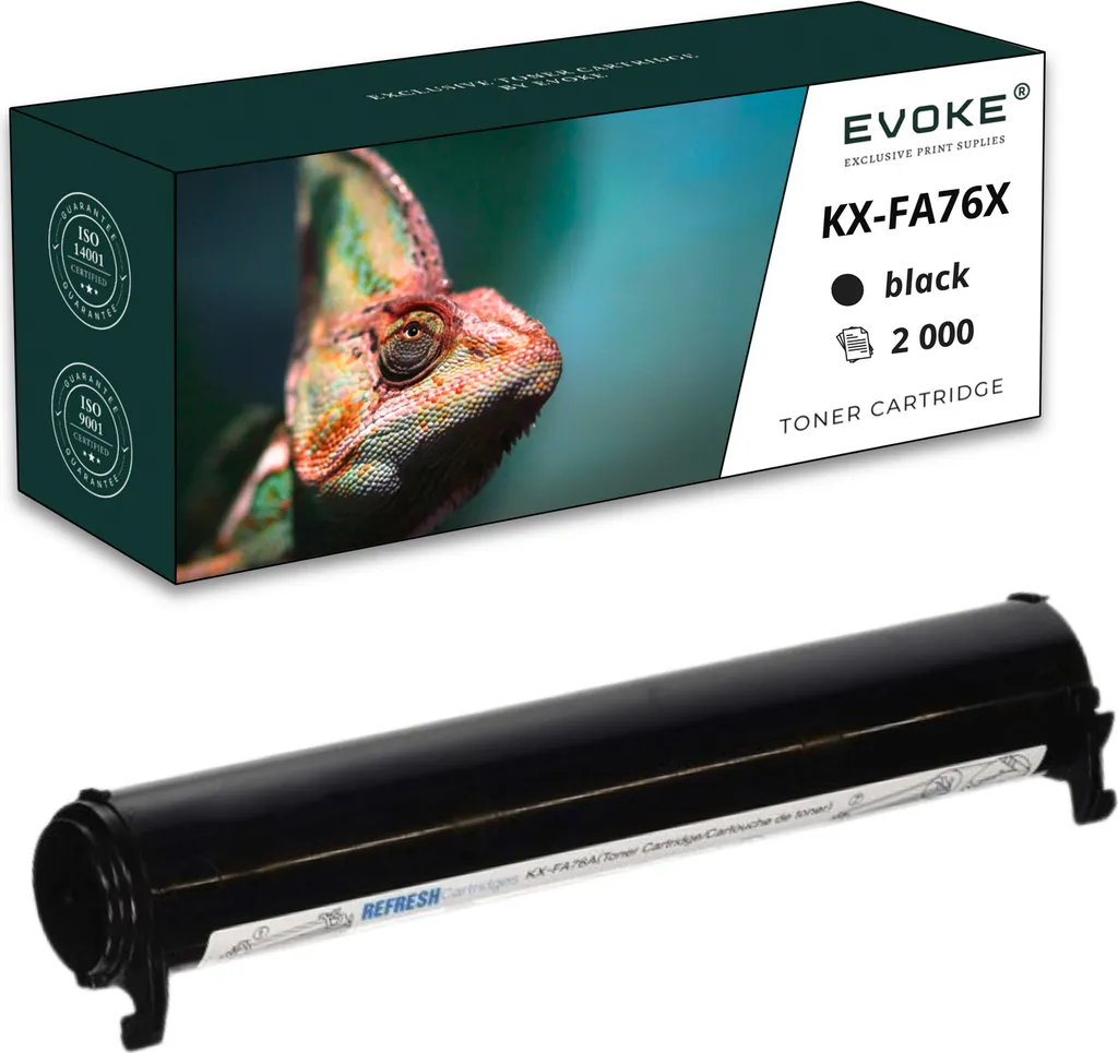 Toner Panasonic KX-FA76X Nero per Serie FL/FLB/FLM | Spedizione Rapida