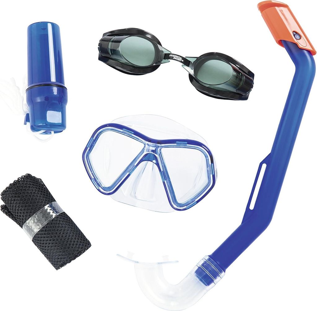 Hydro-Swim Schnorchelset für Kinder Lil' Barracuda - Bestway - farbenfrohes Sortiment.