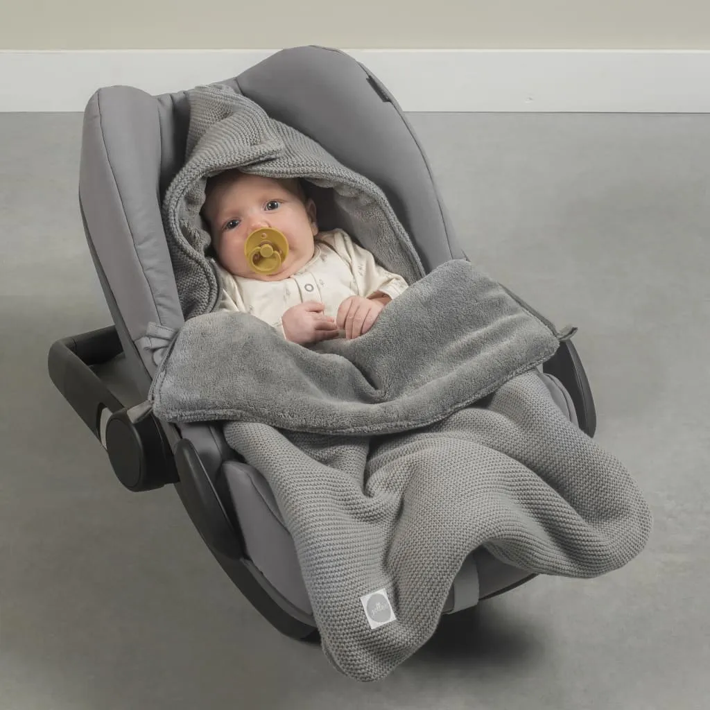 Sac de couchage bébé Jollein Basic Knit Gris pierre - Maille ultra douce