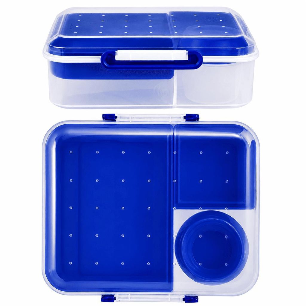 Lunchbox Butterbrotdose Brotdose Kunststoff Brotbox Sandwich Dose Box Blau