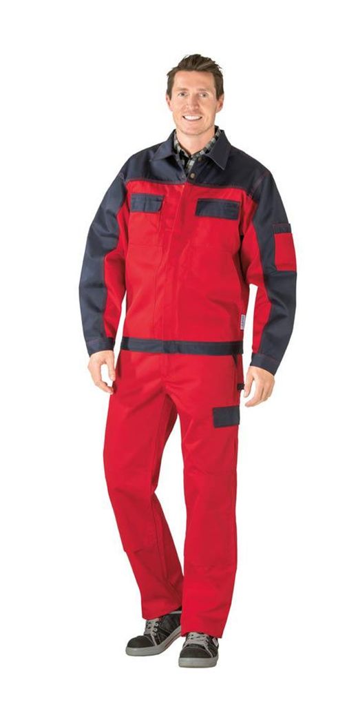 Planam Tristep Bundjacke rot/marine 42