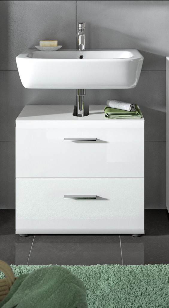 Xonox.home Waschtischunterschrank mit 2 Schubkästen Ice Produktbild 