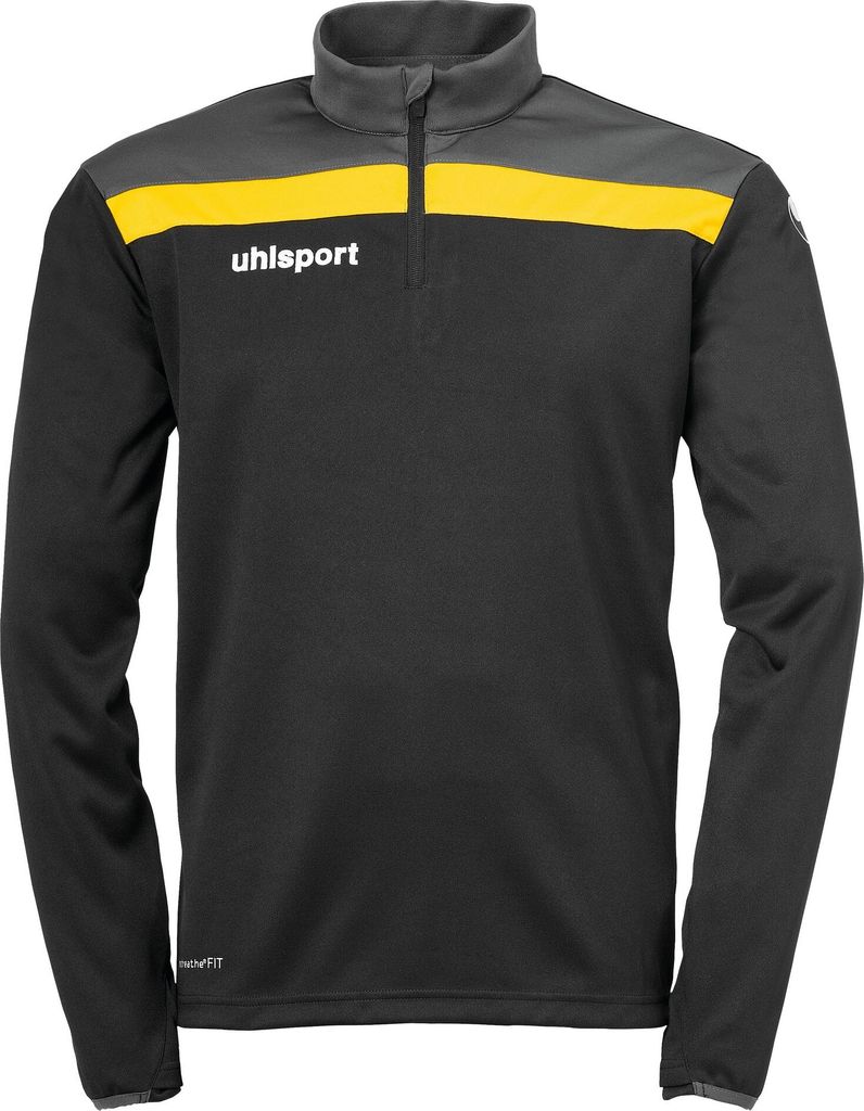 Uhlsport Offense 23 Ziptop Herren - Schwarz / Anthrazit / Lime