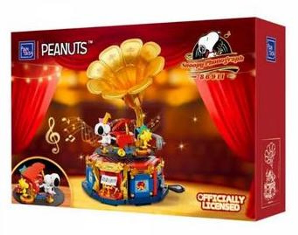Pantasy 86911 Snoopy Fonografo Peanuts 800 pezzi Mattoncini Immagine del prodotto 