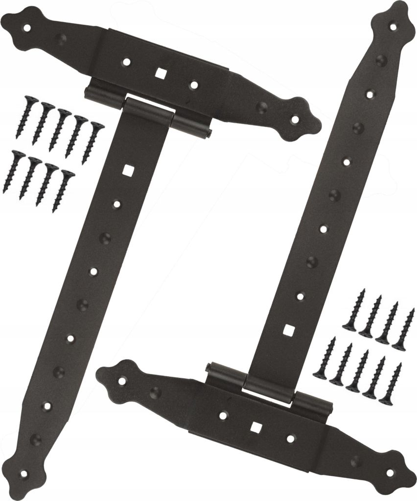Scharnier FEINZ Gartenlauben-Scharnier 300mm - Kreuzscharnier - inklusive Schrauben - robust und langlebig - 2 Stück