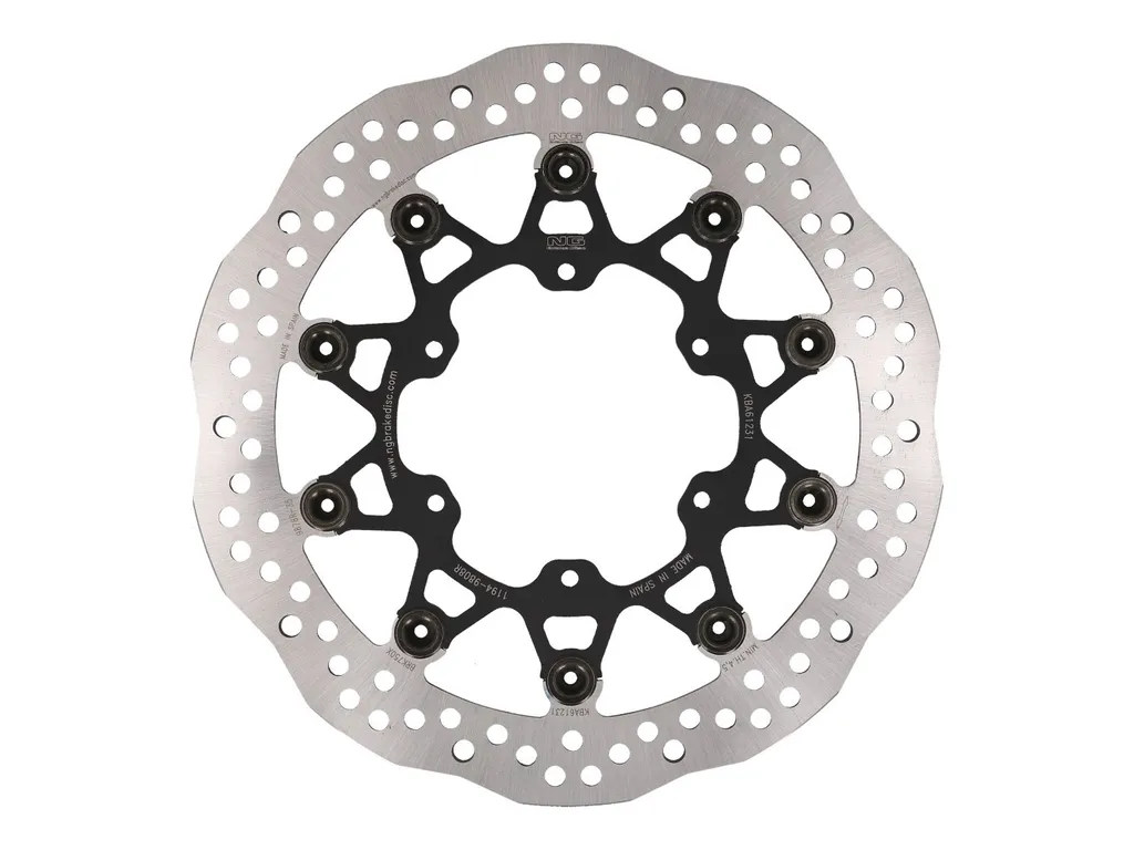 Disque de frein flottant NG Wavy haute endurance pour BMW G 650 X avant