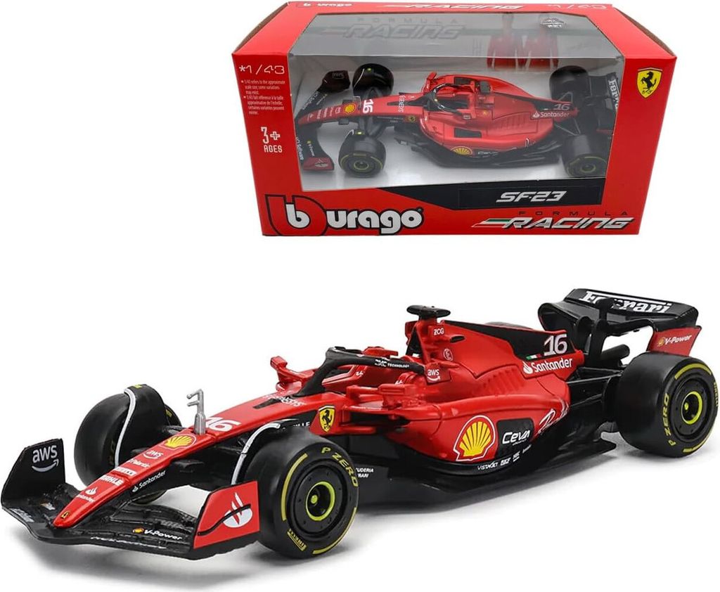 Bburago 18-36836 - Modellino di auto - Ferrari SF-23 Immagine del prodotto 