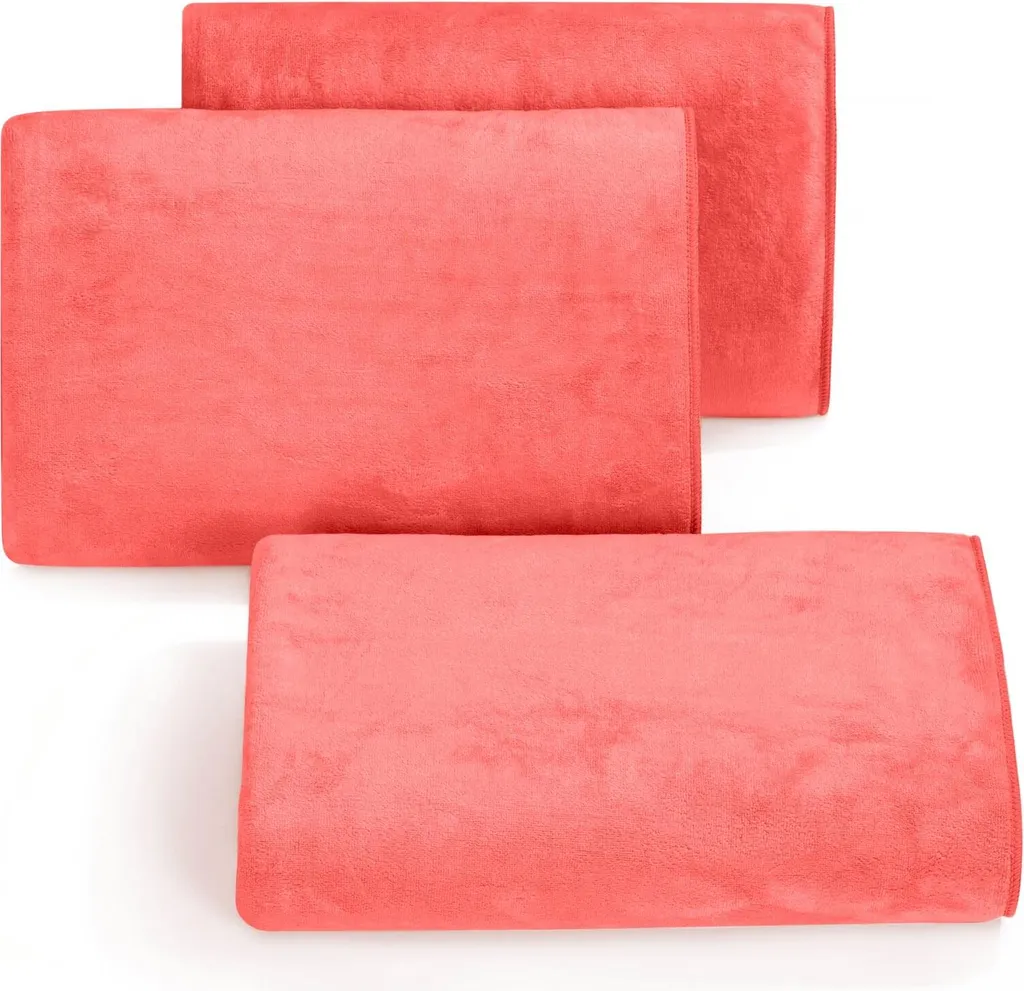 Asciugamano AMY Corallo 50x90 cm | Perfetto per Bambini e Sport