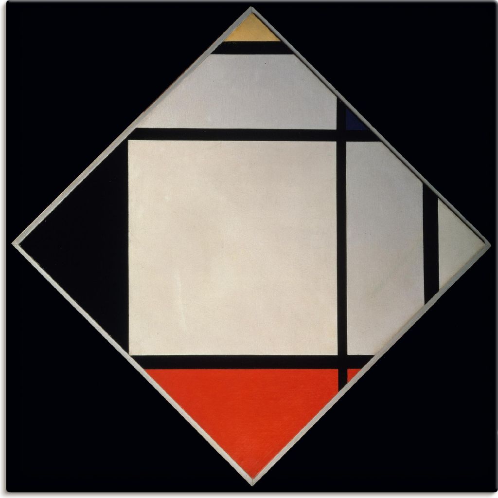ARTland Leinwandbild Rhombus II. Größe: 70x70 cm