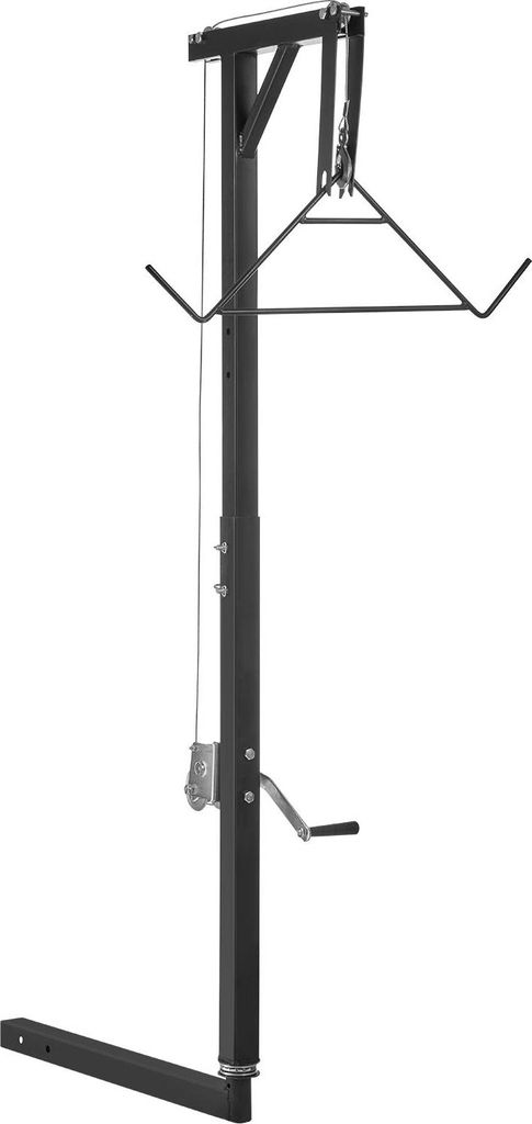 SucceBuy Game Hoist mit Seilwinde und Gambrel, 136 kg Tragfähigkeit, LKW-Wildheber mit 5,08 cm Empfänger, 360-Grad-Schwenkfunktion und verstellba...