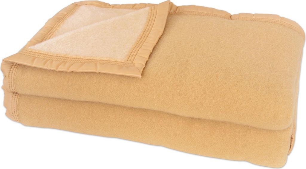 Decke aus 100% reiner Schurwolle 500g/m²