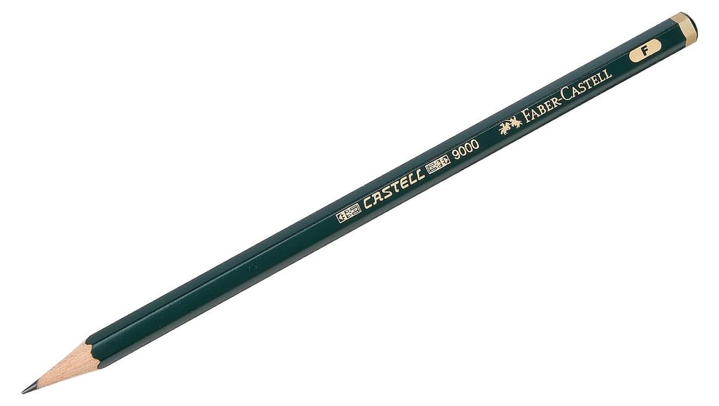 FABER-CASTELL Bleistift CASTELL 9000, Härtegrad: F Produktbild 