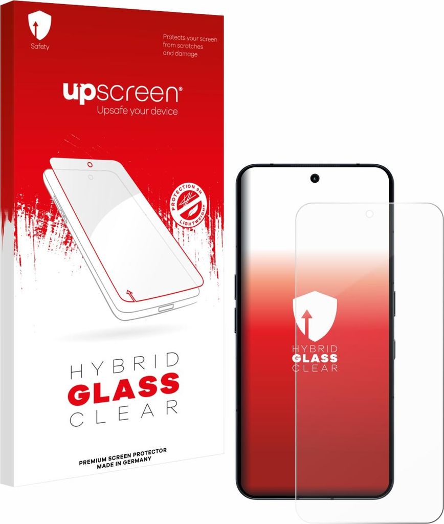 upscreen Schutzglas für Nothing Phone (3) Schutzfolie Panzer Folie Glas Display Schutz klar
