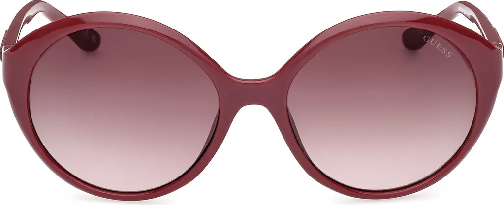Lunettes de soleil Guess GU00155 monture bordeaux brillant pour femme