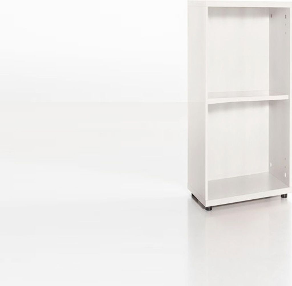 Aktenregal 2 OH, STETTIN-16 weiss, B x H x T: 40 x 77 x 34 cm