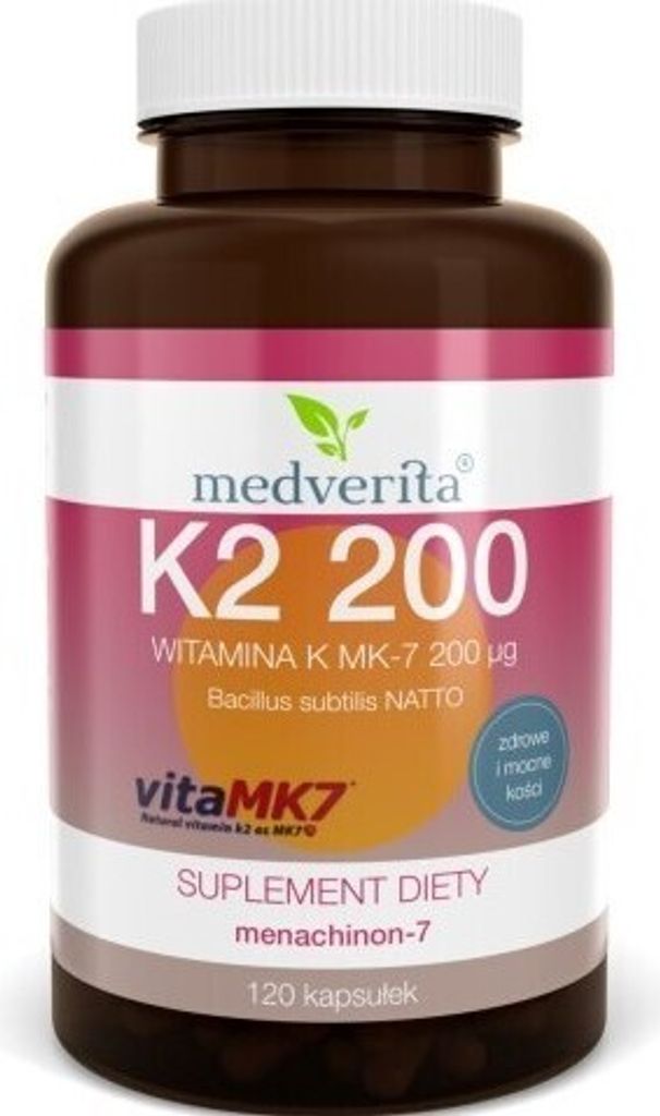 Medverita Vitamin K2 VitaMK7 200 µg – 120 Kapseln | Produktbild 