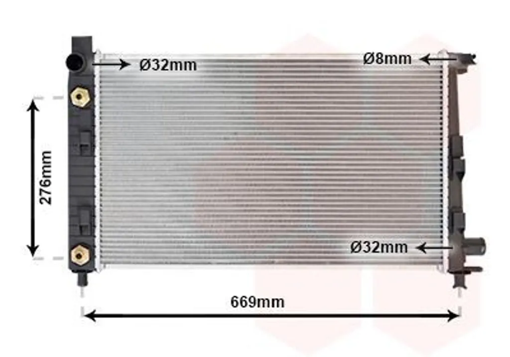 Miglior Radiatore per Mercedes: VAN Wezel 30002282 con Raffredda Olio