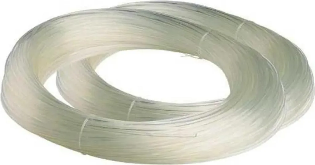 Fil de Pêche en Nylon Blanc 2.50 mm Monofilament de 100 Mètres Evia