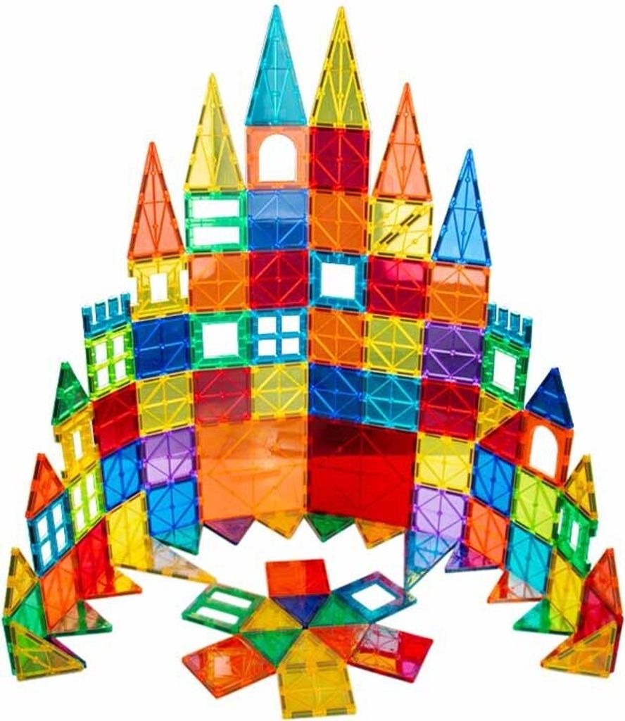 Magnetická stavebnica pre deti sada 112ks - Magnetic Tiles Obrázok produktu 7